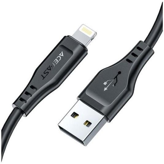 Acefast C3-01 USB-C to Lightning 1.2m Black (AFC3-01B) - зображення 1