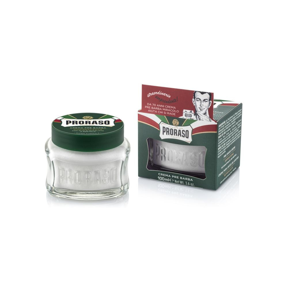 Proraso Крем до бритья  Green (New Version) Pre-shaving cream 100 мл (8004395001019) - зображення 1