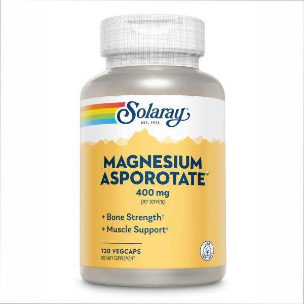 Solaray Magnesium Asporotate, 120 VegCaps (SOR-04621) - зображення 1