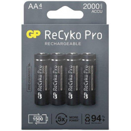   GP Batteries Pro AA 2000mAh, Ni-MH LSD70-5 (GP210AAHCB-2EB4)