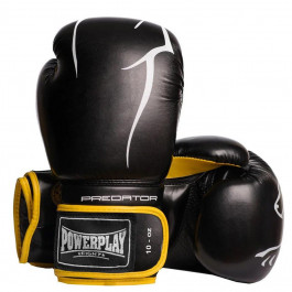   PowerPlay Боксерские перчатки 3018 10oz Black/Yellow (PP_3018_10oz_Black/Yellow)