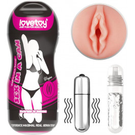   LoveToy Sex In A Can Vagina Lotus Tunnel Red (6452LVTOY178)