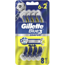   Gillette BLUE3 Бритви одноразові 6&#043; 2шт (7702018604319)