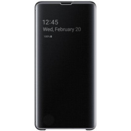   Samsung G975 Galaxy S10+ Clear View Cover Black (EF-ZG975CBEG)