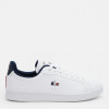 LACOSTE Жіночі кеди низькі  Carnaby 745SFA0084-407 39.5 (T6) 25.4 см Білі (5059862116508) - зображення 1