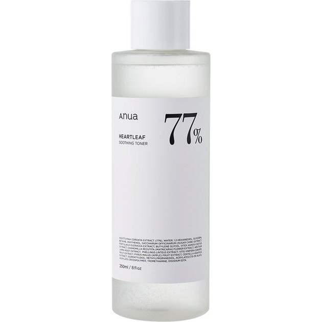 ANUA - Heartleaf 77% Soothing Toner - Заспокійливий тонер для обличчя - 250ml - зображення 1