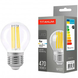   TITANUM LED Filament G45 4W E27 4100K (TLFG4504274)