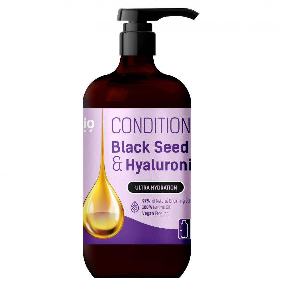 BIO Naturell Кондиціонер для волосся  Black Seed Oil & Hyaluronic Acid Ультразволоження 946 мл (8588006041453) - зображення 1