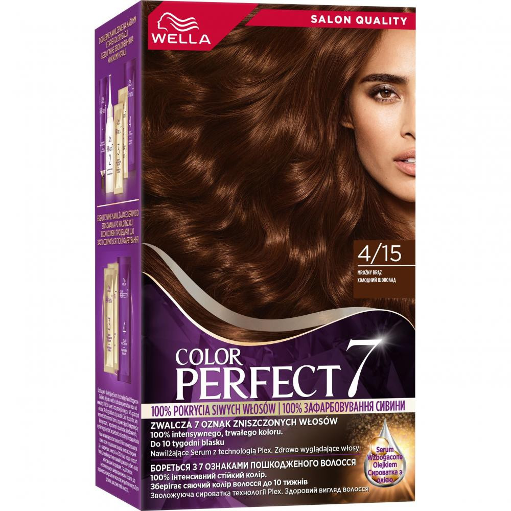 Wella Фарба для волосся  Color Perfect 4/15 Холодний шоколад (4064666598307) - зображення 1