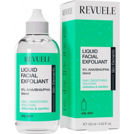   Revuele Делікатний пілінг для обличчя  Liquid Facial Exfoliant 9% AHA/BHA/PHA blend для жирної шкіри 125 мл 