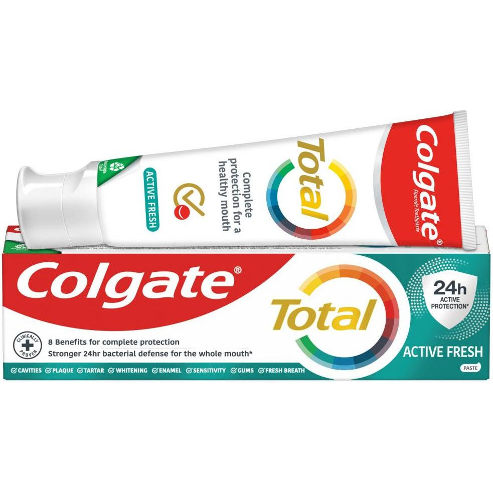 Colgate Зубна паста  Total Active Fresh 125 мл (8714789710624) - зображення 1