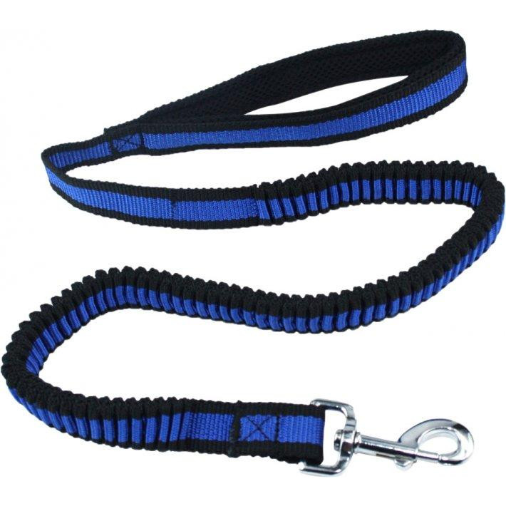 Pet Nova Поводок растягивающийся  Bungee 120-180 см Синий (L-BUNGEE-BL) (5904378732394) - зображення 1