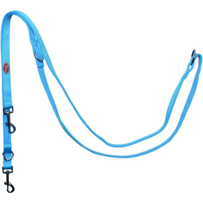 Pet Nova Поводок регулируемый  Adjust L 2.0x240 см Синий (L-NEO-ADJUST-LightBlue-L) (5903031443783) - зображення 1