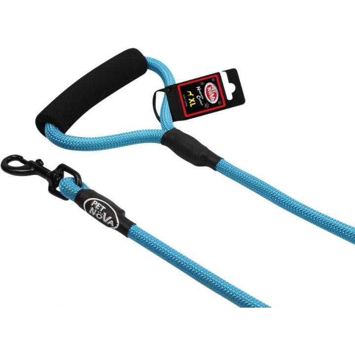 Pet Nova Шнур-поводок  Rope XL 1.2x120 см Синий (L-ROPE-LIGHTBLUE-XL) (5903031442076) - зображення 1