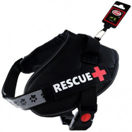   Pet Nova Шлея усиленная  Rescue+ S 45-55 см Чёрная (HA-RESCUE-BL-S) (5903031442151)