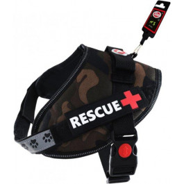   Pet Nova Шлея усиленная  Rescue+ S 45-55 см Камуфляжная (HA-RESCUE-CAMUFLAGE-S) (5903031442335)