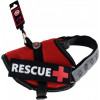 Pet Nova Шлея усиленная  Rescue+ XS 30-40 см Красная (HA-RESCUE-RE-XS) (5903031442205) - зображення 1