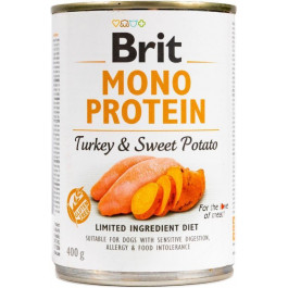   Brit Mono Protein Turkey & Sweet potato 400 г (100056)