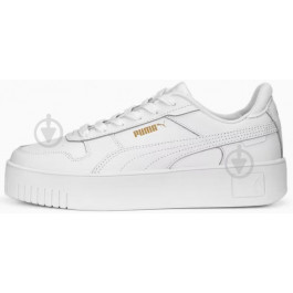   PUMA Жіночі кеди низькі  Carina Street 38939001 37.5 (4.5UK) 23.5 см  White- White- Gold (4065452875244)