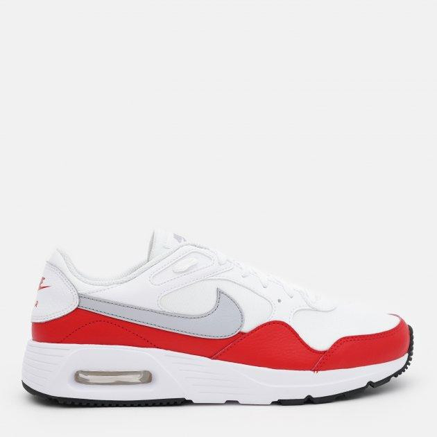 Nike Чоловічі кросівки  Air Max Sc CW4555-107 40 (7US) 25 см White/Wolf Grey-University Red-Black (195866 - зображення 1