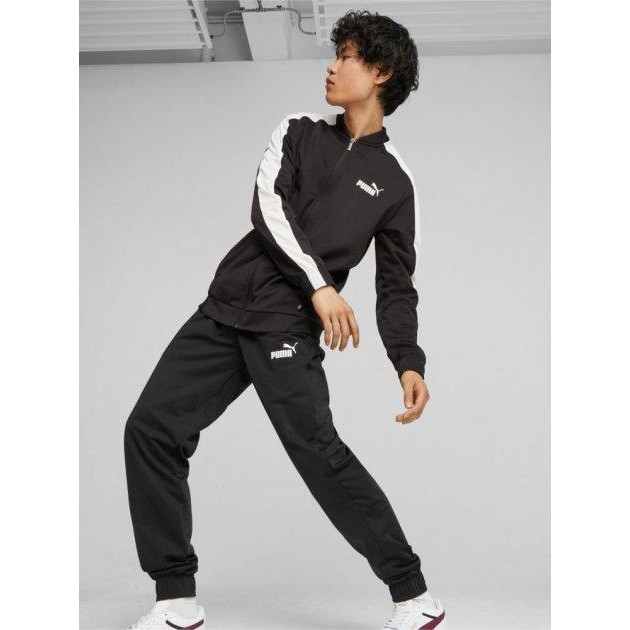 PUMA Спортивний костюм  Baseball Tricot Suit 67742801 M Black (4099683529386) - зображення 1