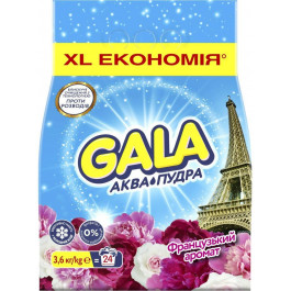   GALA Пральний порошок Аква-Пудра Французький аромат 3.6 кг (8006540519363)