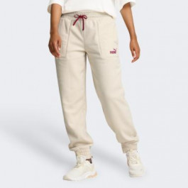   PUMA Спортивні штани утеплені жіночі  Ess Elevated Pants 68531787 M Молочні (4067982675707)