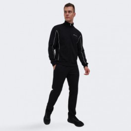 Champion Чорний чоловічий спортивний костюм  full zip suit cha219393-NBK/NBK