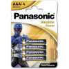 Panasonic AAA bat Alkaline 4шт Power Rangers (LR03REB/4BPRPR) - зображення 1