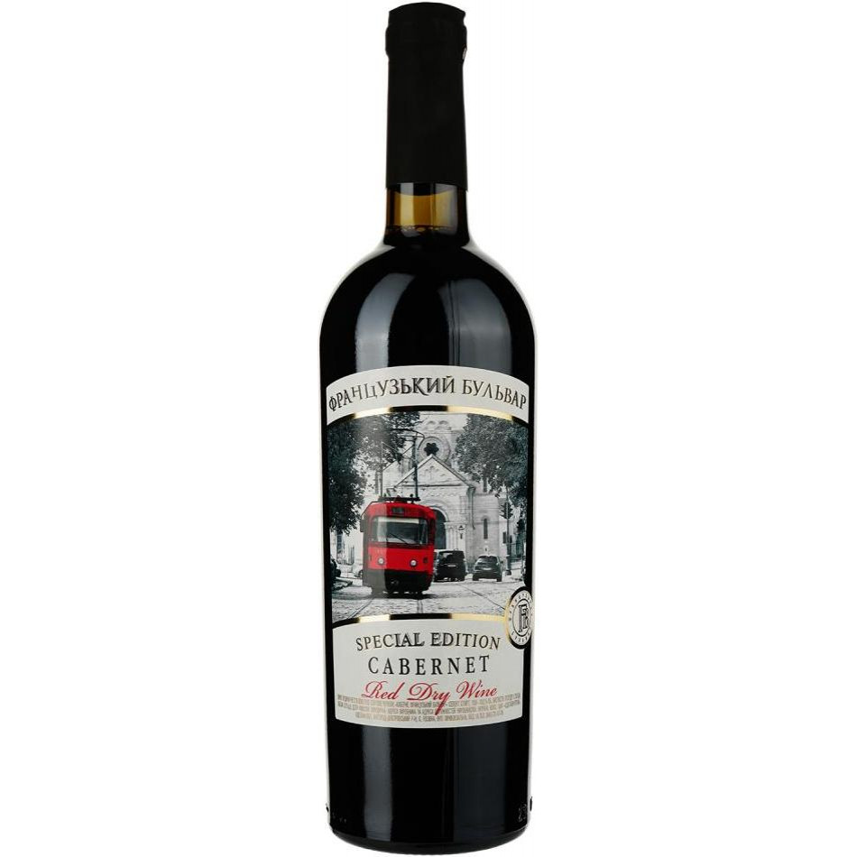 Французский Бульвар Вино  Cabernet Select червоне сухе 0,75л 10-13% (4820004385219) - зображення 1