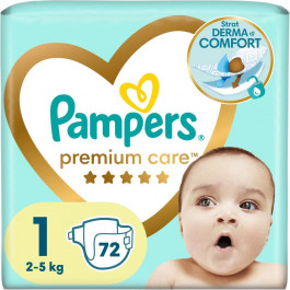   Pampers Premium Care Newborn, 72 шт.