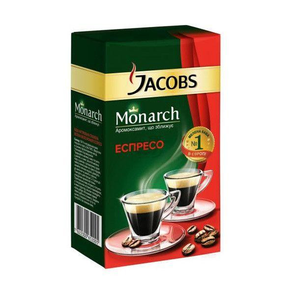 Jacobs Monarch Espresso молотый 450 г (8714599106969) - зображення 1