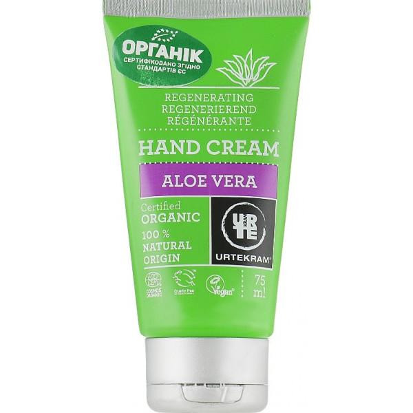 URTEKRAM Hand Cream Aloe Vera 75 ml Органический крем для рук Алоэ вера (5765228838518) - зображення 1