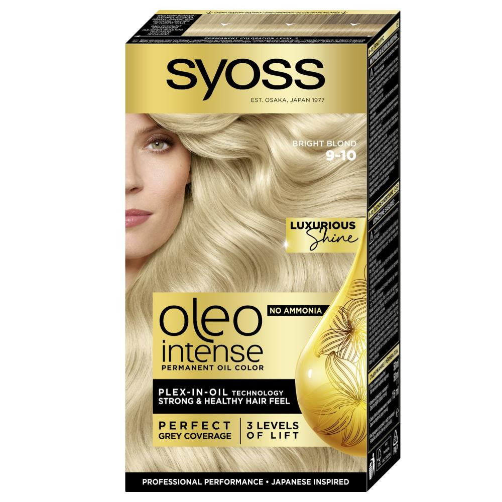 Syoss Oleo Intense 9-10 Краска для волос Яркий блонд 115 ml (8410436218337) - зображення 1