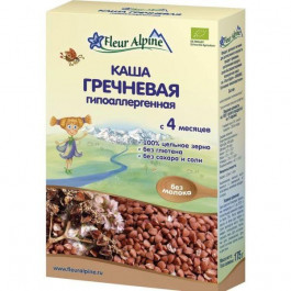   Fleur Alpine Каша безмолочная Органик Гречневая гипоаллергенная 175 г