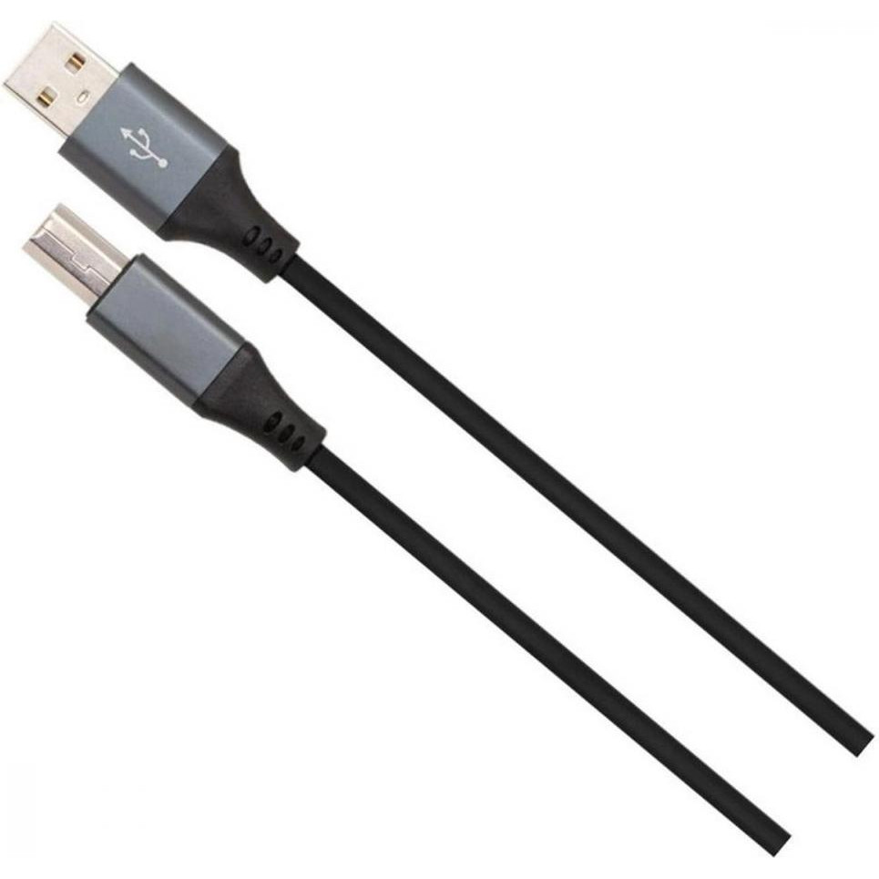 Cablexpert USB 2.0 AM/BM 3m Black (CCBP-USB2-AMBM-10) - зображення 1