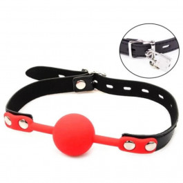   DS Fetish Silicone ball gag red (223212012)