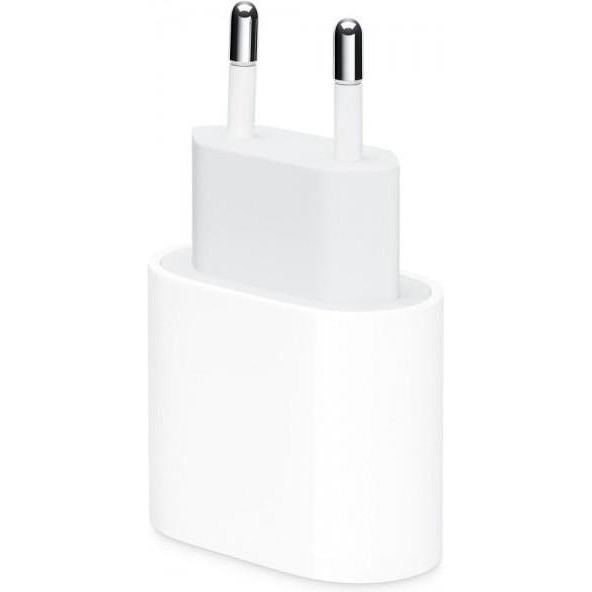 Apple 20W USB Type-C Power Adapter White (MHJ83) - зображення 1