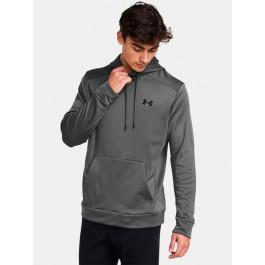   Under Armour Худі утеплене чоловіче  Ua Armour Fleece Hoodie 1373353-025 S Сіре (196885911552)