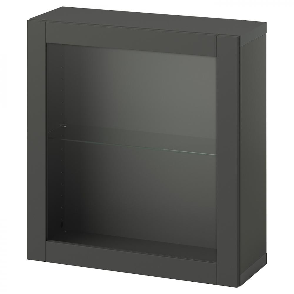 IKEA BESTA Шафа темно-серый/Sindvikdark grey 60x22x64 (495.357.98) - зображення 1