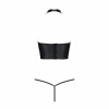 Passion GENEVIA SET WITH OPEN BRA black L/XL (SO8439) - зображення 3