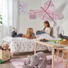 IKEA BARNDROM Килим рожевий 133x160 см (805.482.08) - зображення 3