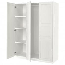   IKEA PAX/TYSSEDAL Гардеробна комбінація білий 150х60х201 (794.802.66)