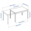 IKEA EKEDALEN 120/180x80h75 ciemnobrazowy/EKEDALEN-2 (792.213.10) - зображення 8