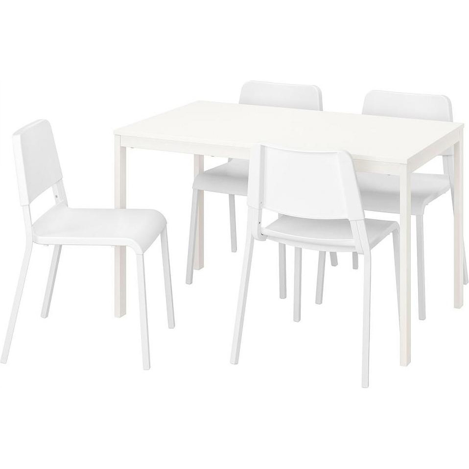 IKEA VANGSTA 120/180x75h73 bialy/TEODORES (592.211.89) - зображення 1