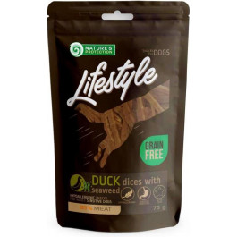   Nature's Protection Lifestyle snack for dogs soft duck dices with seaweed 75 г (SNK46143) (4771317461438)