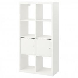   IKEA KALLAX стеллаж с дверьми 77x39h147 (990.171.86)