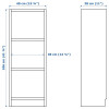 IKEA BILLY стеллаж 40x28h106 bialy (802.638.32) - зображення 3