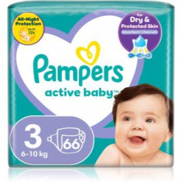   Pampers Active Baby 3, 66 шт