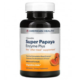   American Health Super Papaya Enzyme Plus 180 таб. AMH50204